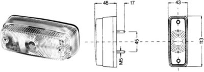 Cadillac Turn Signal Light Hella