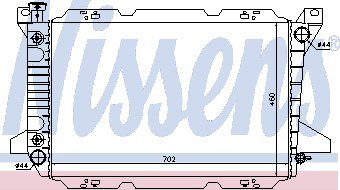 Ford Bronco II Radiator Nissens