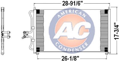 Mazda A/C Condenser ACI